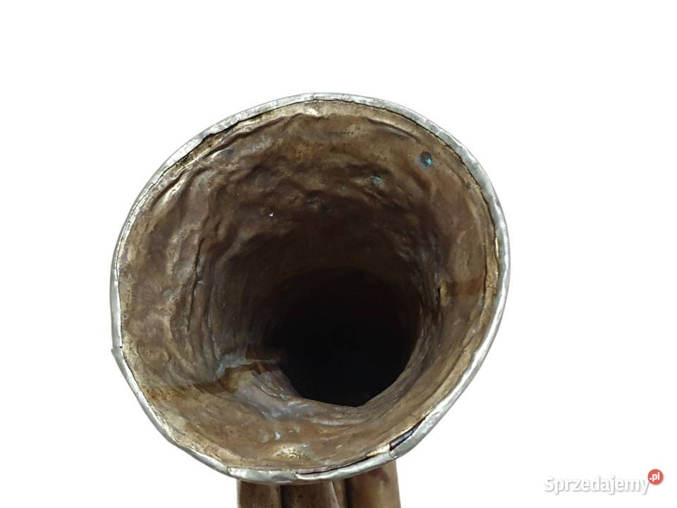 Stara przedwojenna trąbka klakson sygnał Cieszyn