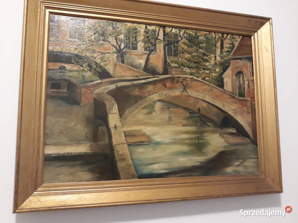 Obraz malowany w kolorze jesieni Pozostałe Dobrzewino