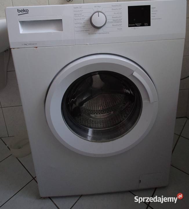 Pralka Beko WRS5511BWW 5 1000obr A Slim Świetny Poznań