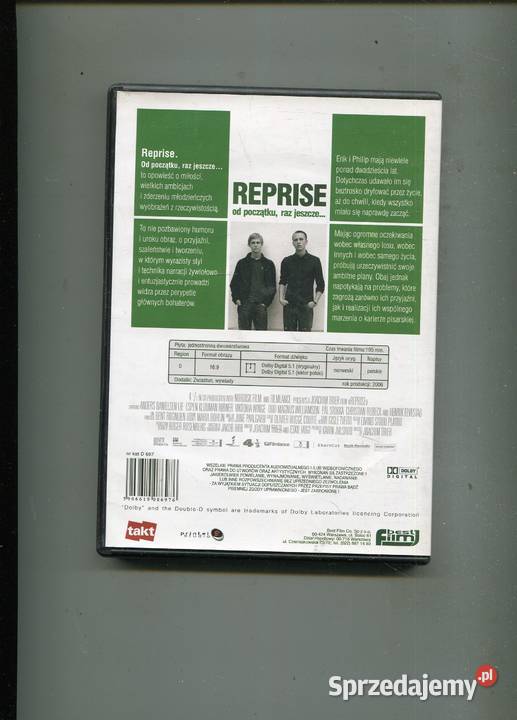 Reprise początku raz jeszcze Film DVD Szczecin