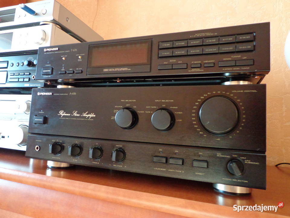 PIONEER wzmacniacz A656 tuner F676 Wzmacniacze i pokrewne