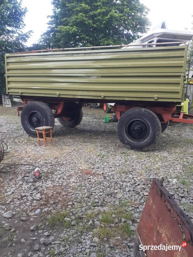 Przyczepa d 50 nieuszkodzony Przyczepy rolnicze lubelskie Bzowiec