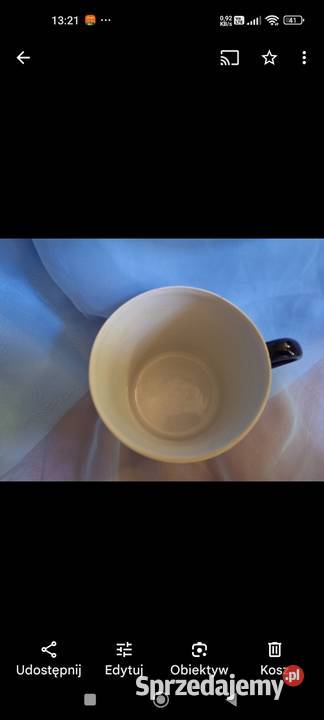 Stary kubek filiżanka porcelanowa Rosja biel Kubki Wrocław sprzedam