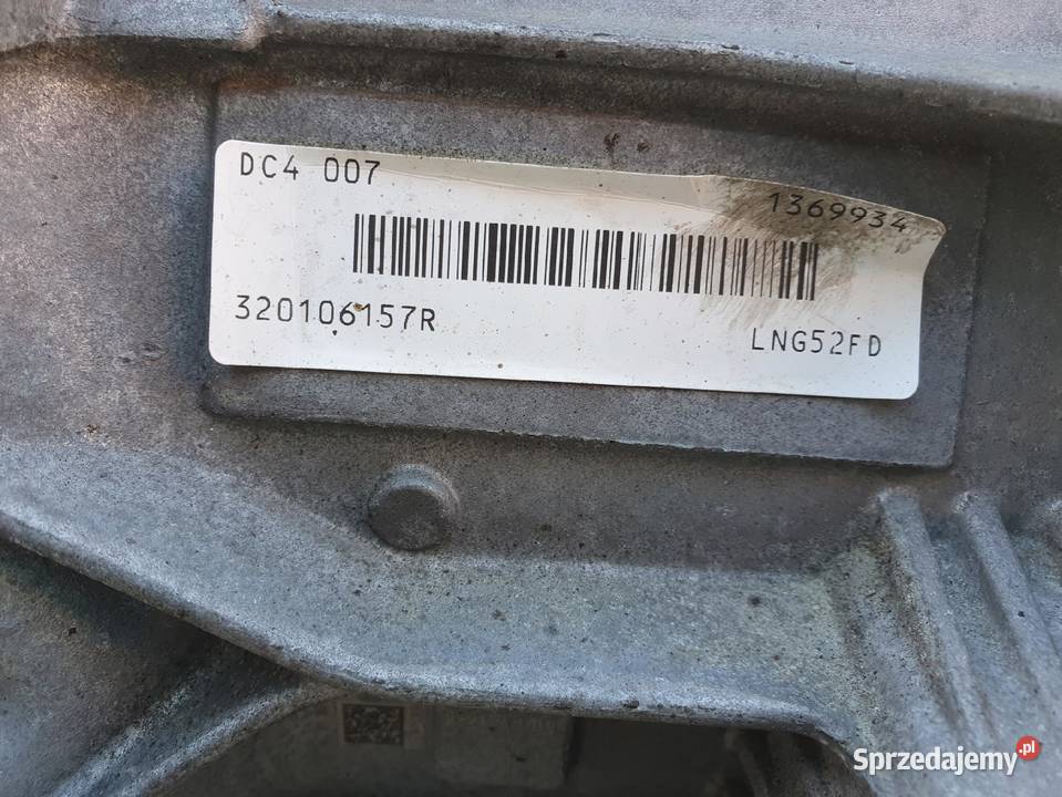 Renault Kadjar 15 DCI SKRZYNIA BIEGÓW DC4007 osobowe
