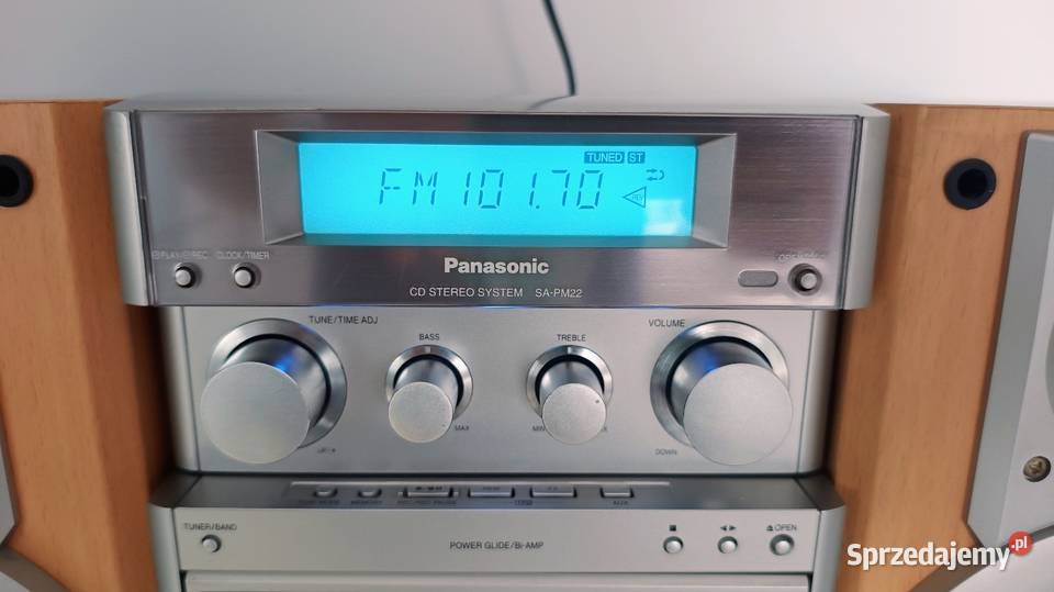 Wieża Panasonic pm22 Ładny klasyk wielkopolskie Łęka Opatowska