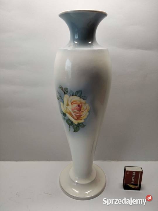 Stara porcelana duży wazon ręcznie mal ABerhmann wielkopolskie