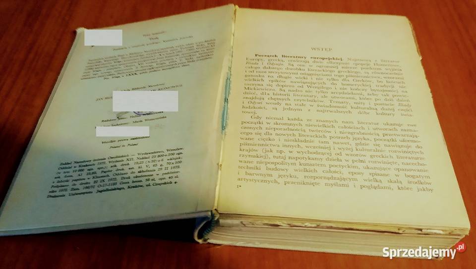 Iliada Homer Biblioteka Narodowa Seria 2 17 Gdańsk sprzedam