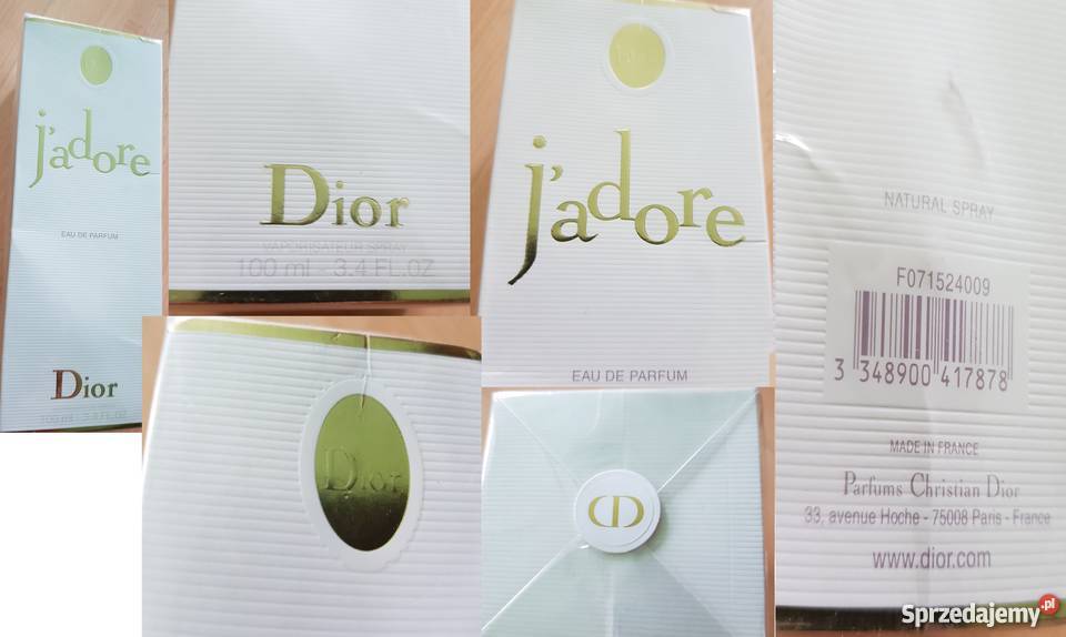 Jadore Dior 100 ml perfumy nowe w opakowaniu Kielce