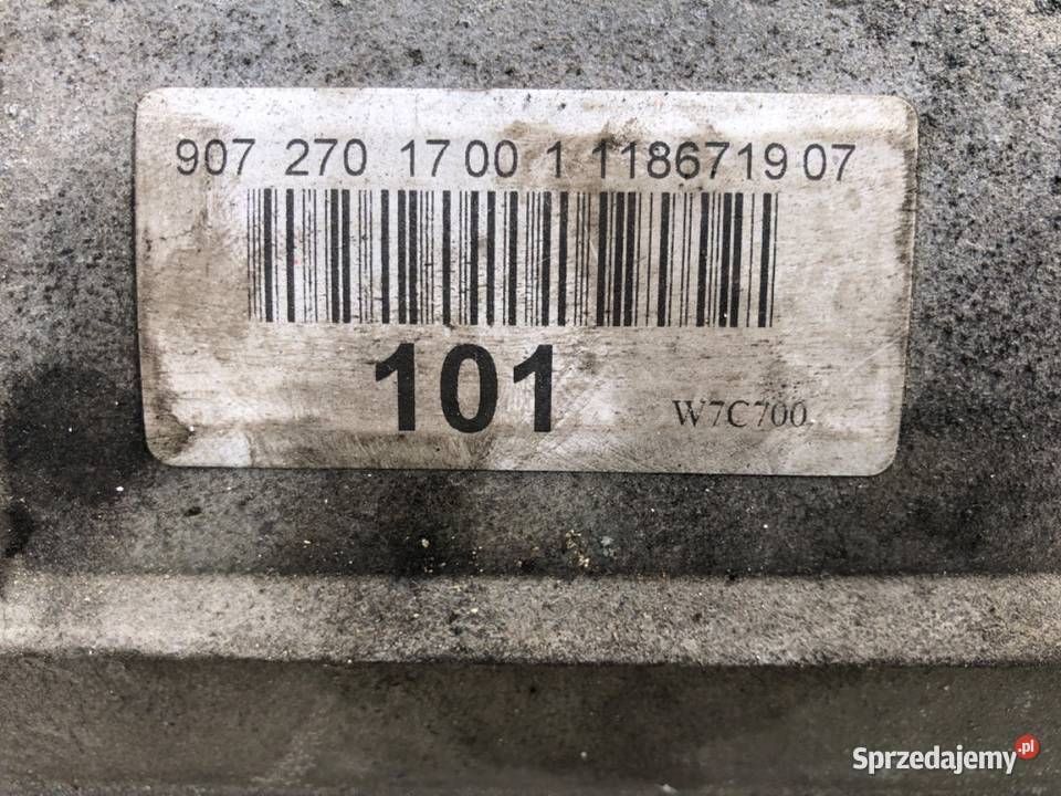 SKRZYNIA BIEGÓW MERCEDES W906 R9062710800 30 190 podkarpackie