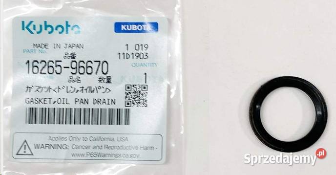 Uszczelka korka kx M105GX M7060 Kobylnica