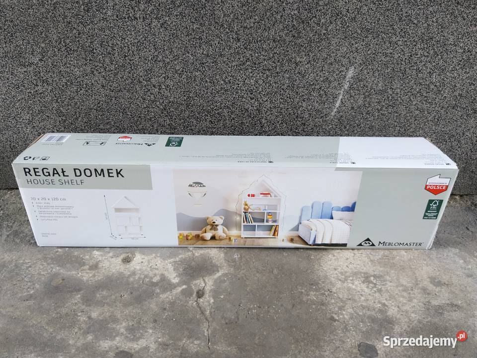 NAJTANIEJ Regał Dziecięcy Domek z Półkami Zabrze