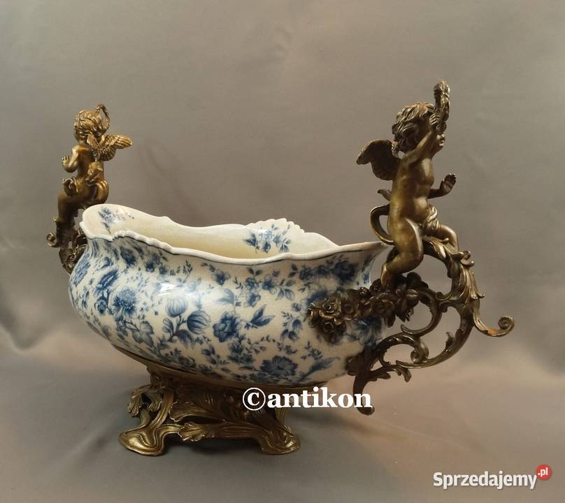 Giganntyczna patera z aniołkami pomorskie Gdańsk