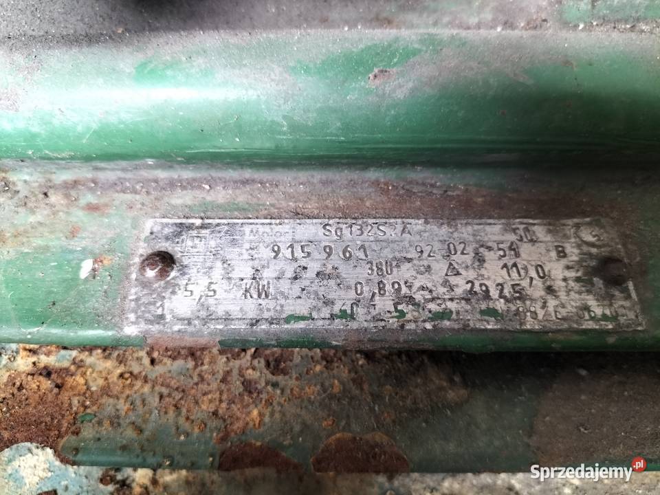 Silniki elektryczne 2x55 KW 1 silnik MA28F215l4A Chocianów