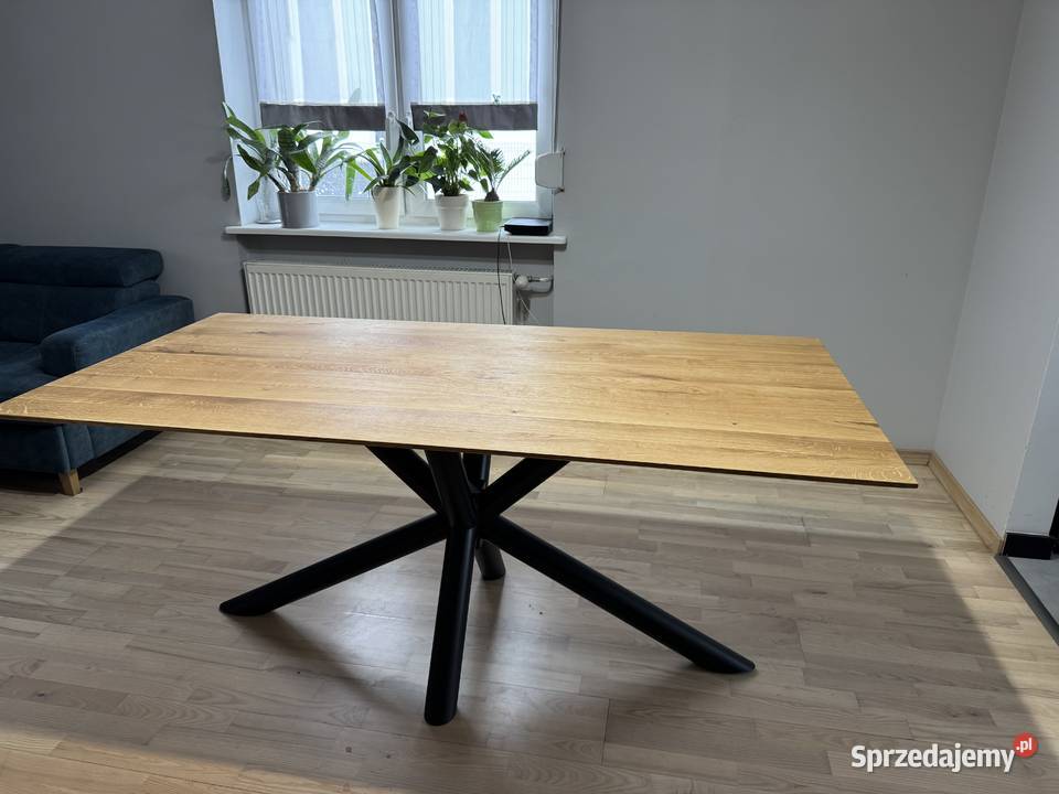 Stół dębowy pająk 90x180230280 Szamotuły