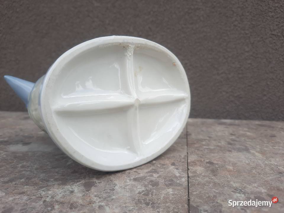 Stara porcelanowa figura kowal Scheidig Tczew