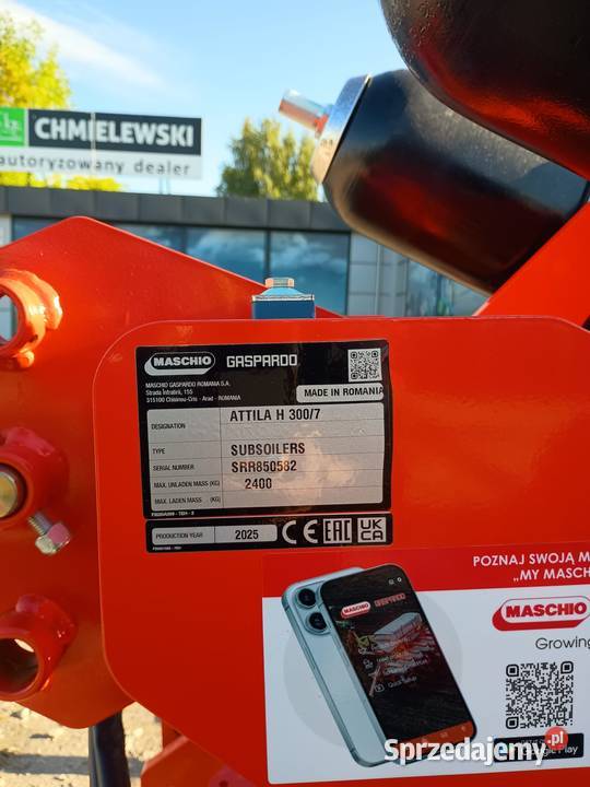 Maschio Gaspardo ATTILA HYDROPNEUMATYCZNA 3007 Gaspardo Radom