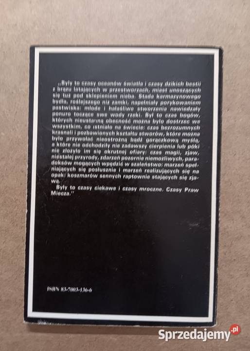 Michael Moorcock Kawaler Mieczy Pozostałe Białystok sprzedam