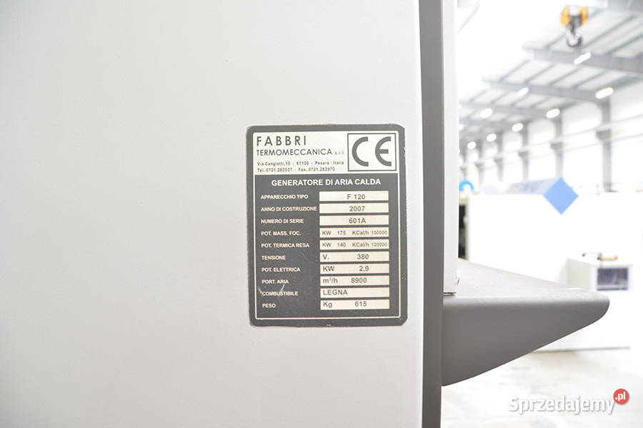 6650 PIEC NADMUCHOWY FABBRI F120