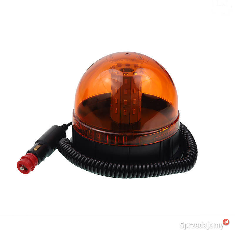 LAMPA OSTRZEGAWCZA KOGUT MAGNES 3 OTWORY 40 LED