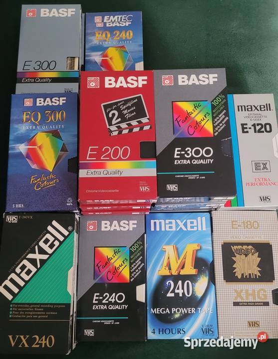 Kasety VHS nagrane Kraków