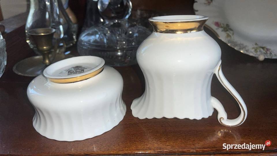 Miseczka biała ze złotem Syg Paragon Made in pomorskie Gdańsk