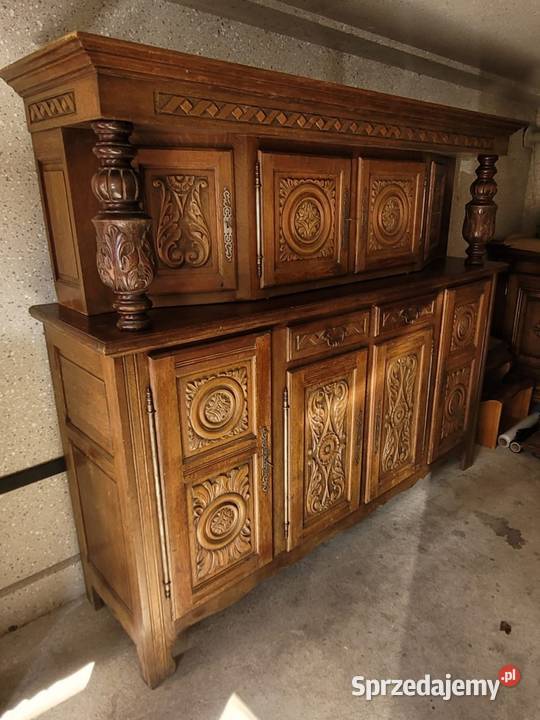 DREWNIANY KREDENS Nysa