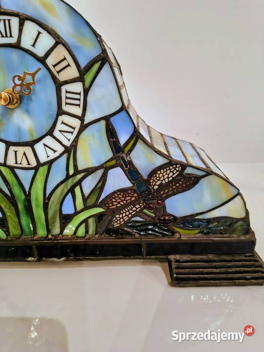 Tiffany lampa witrażowa stołowa nocna biurowa Zaręba