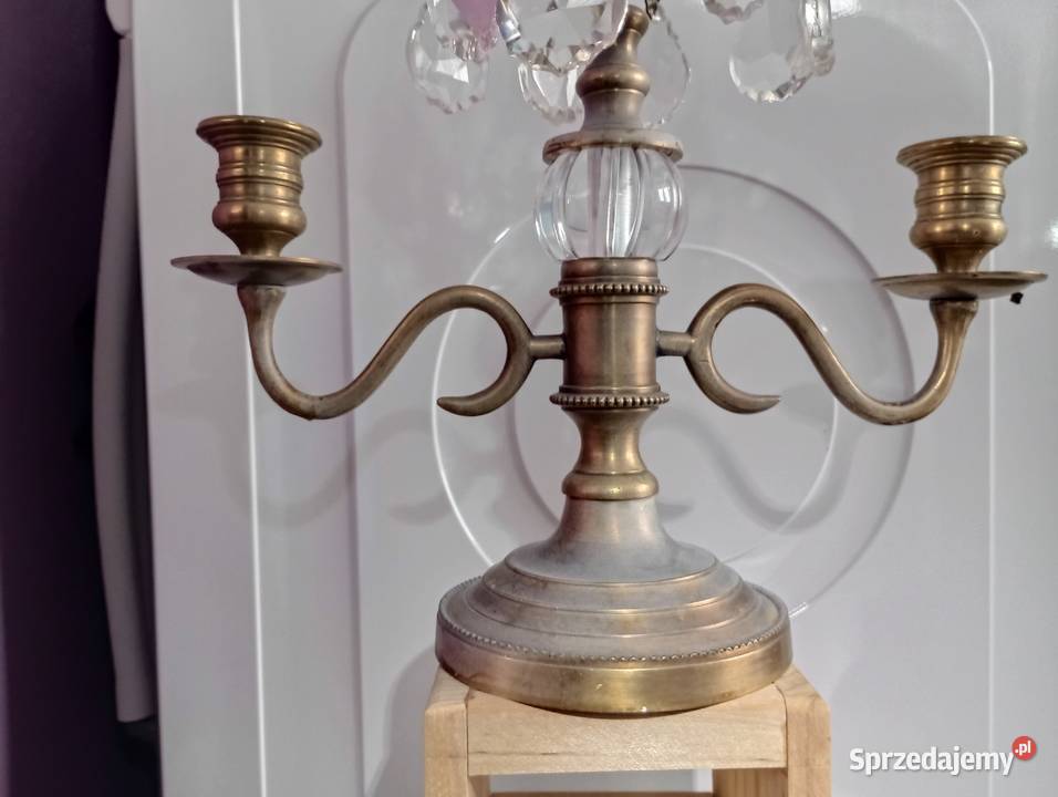 Świecznik mosiężny Biłgoraj