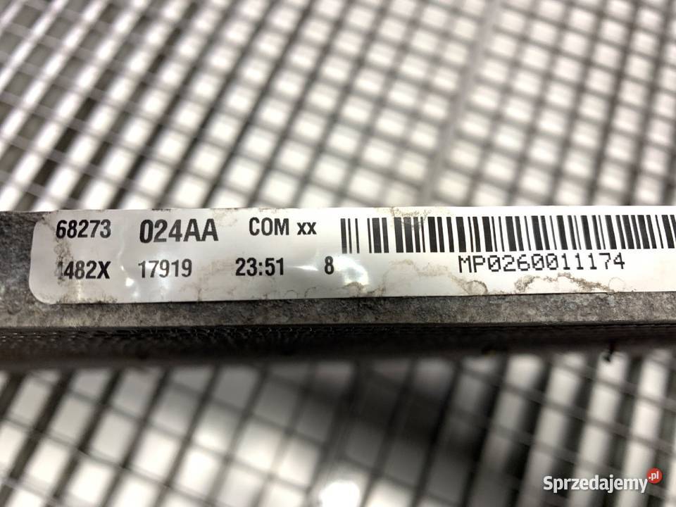 CHŁODNICA KLIMATYZACJI JEEP COMPASS MP 14 140