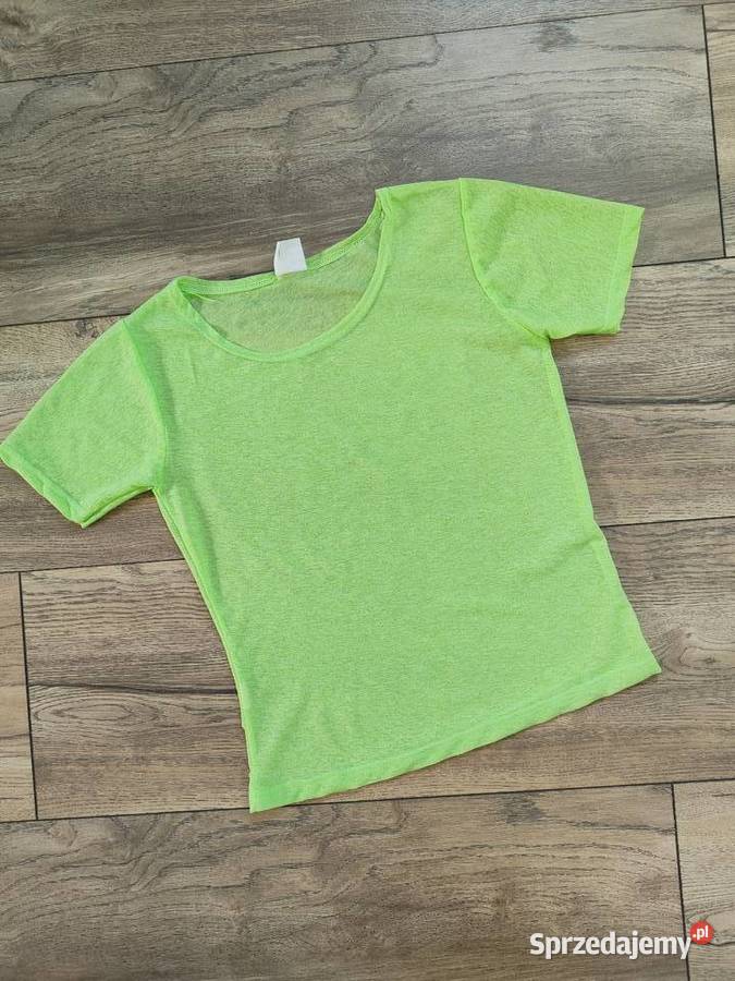 Neonowa bluzka top Vintage M