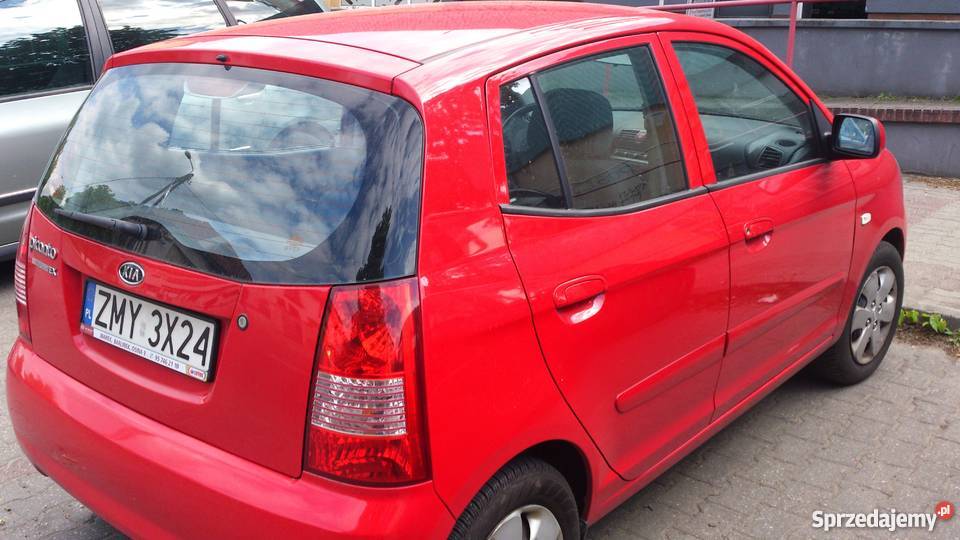 Kia Picanto LX 11 16V Benzyna AUTOMAT 70 czerwony Barlinek