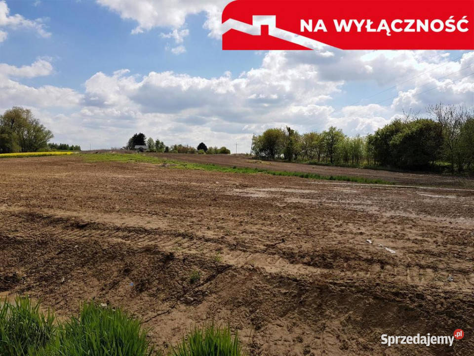 64 ar Tomaszowice pod budownictwo jednorodzinne sprzedam
