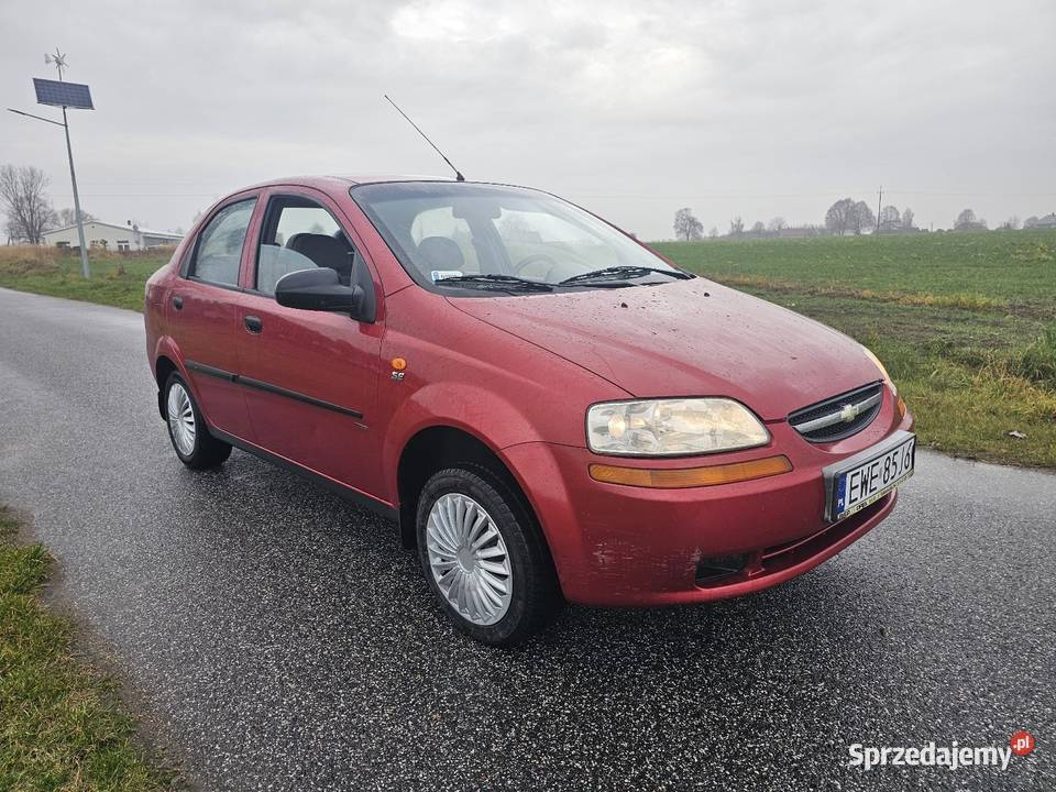 Chevrolet Aveo 14 8v niski przebieg polski salon Chotynin