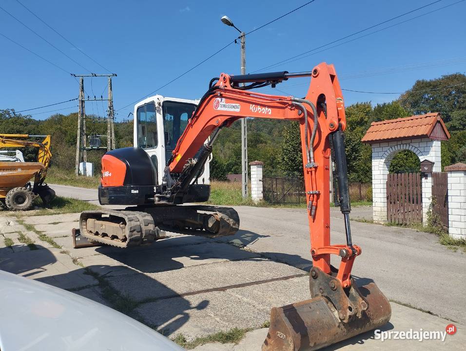 minikoparka kubota u48 jcb case hitachi Sucha Beskidzka