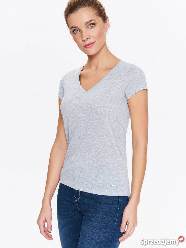 Szary tshirt Top Secret