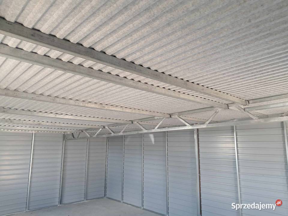 Garaż blaszany 6x5 Wzmocniony PROFILAMI lubelskie Lublin