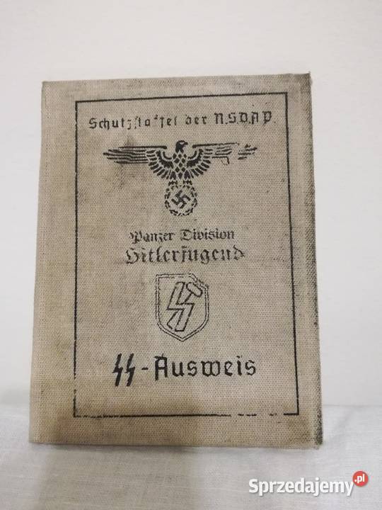 Legitymacja SS III Rzesza Kraków