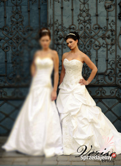 Suknia ślubna ecru 38 Verise Caprice bolerko
