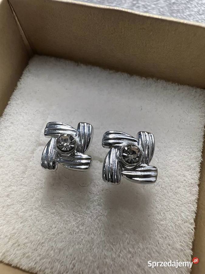 Kolczyk kwadrat kwadraty Jasło