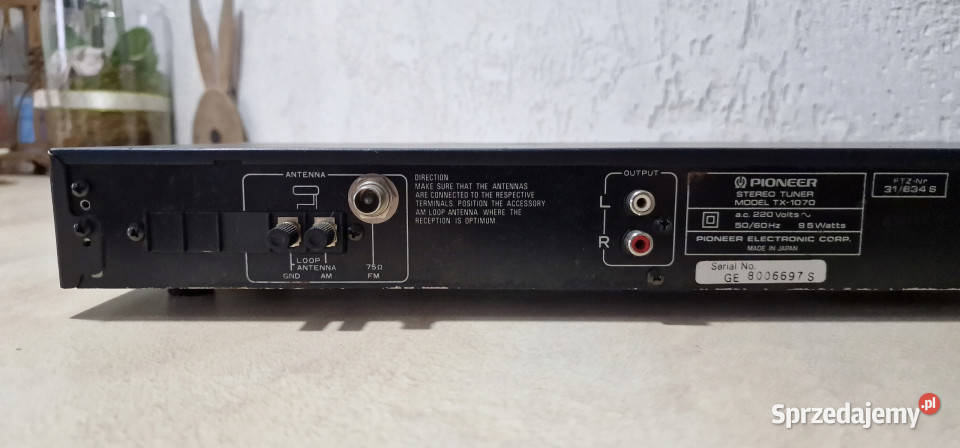 Tuner radio cyfrowe Pioneer TX1070 TX 1070 tuner Międzychód