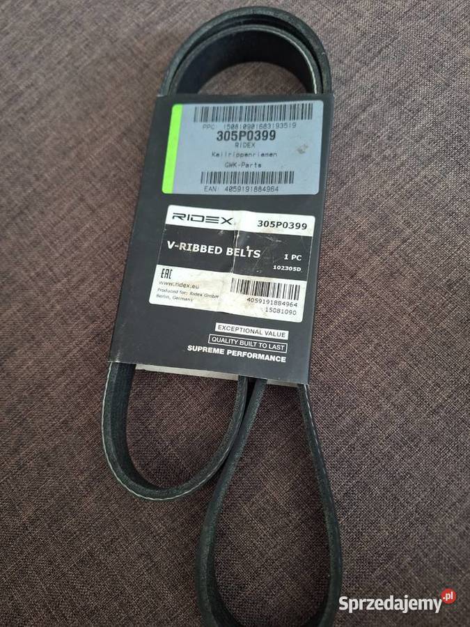 Pasek wielorowkowy Ridex 305P0399 Pozostałe