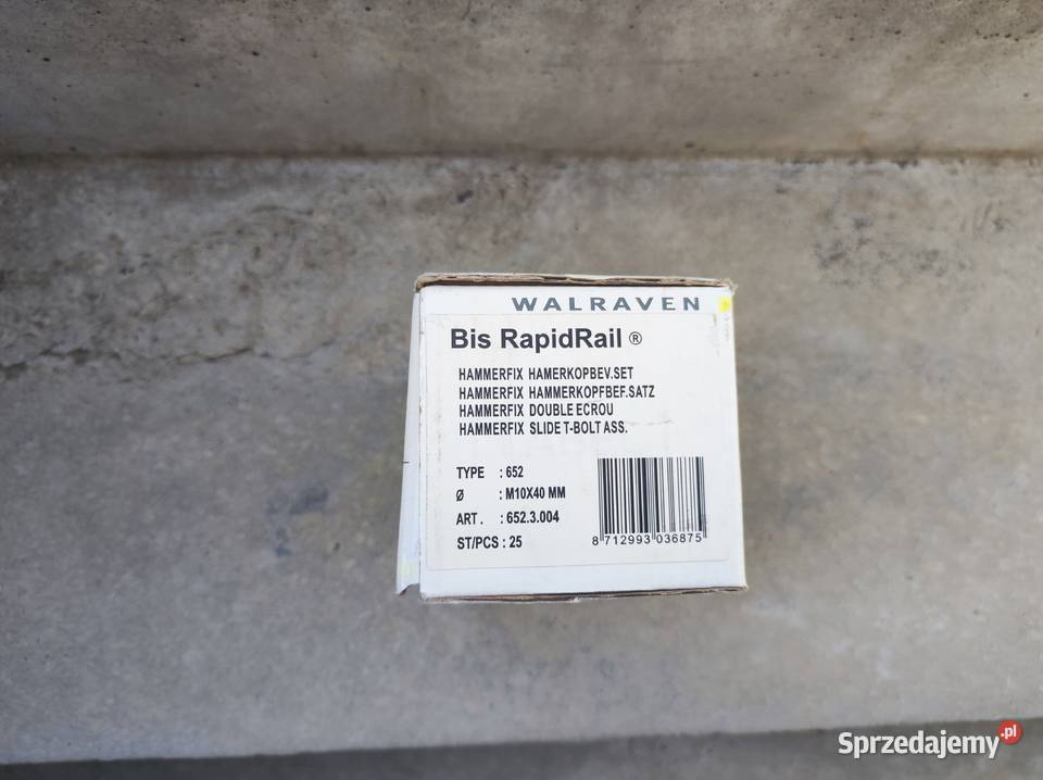 Walraven RapidRail śruba młotkowa M10x40 Dom i Ogród Bielsko-Biała
