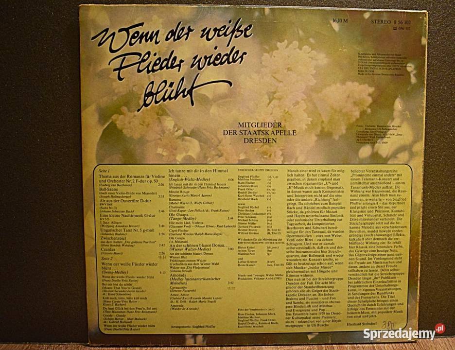 Kiedy znów zakwitną białe bzy Beethoven Bach sprzedam