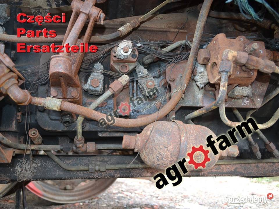 Massey Ferguson 6180 części skrzynia biegów oś Byków