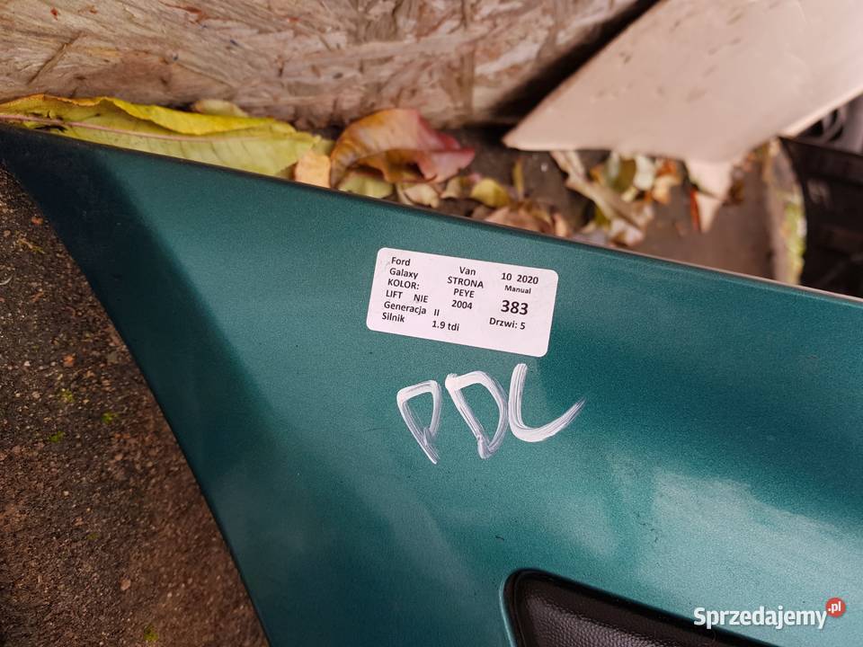 ZDERZAK PRZÓD PRZEDNI PDC FORD GALAXY II PEYE osobowe Zbierkowo