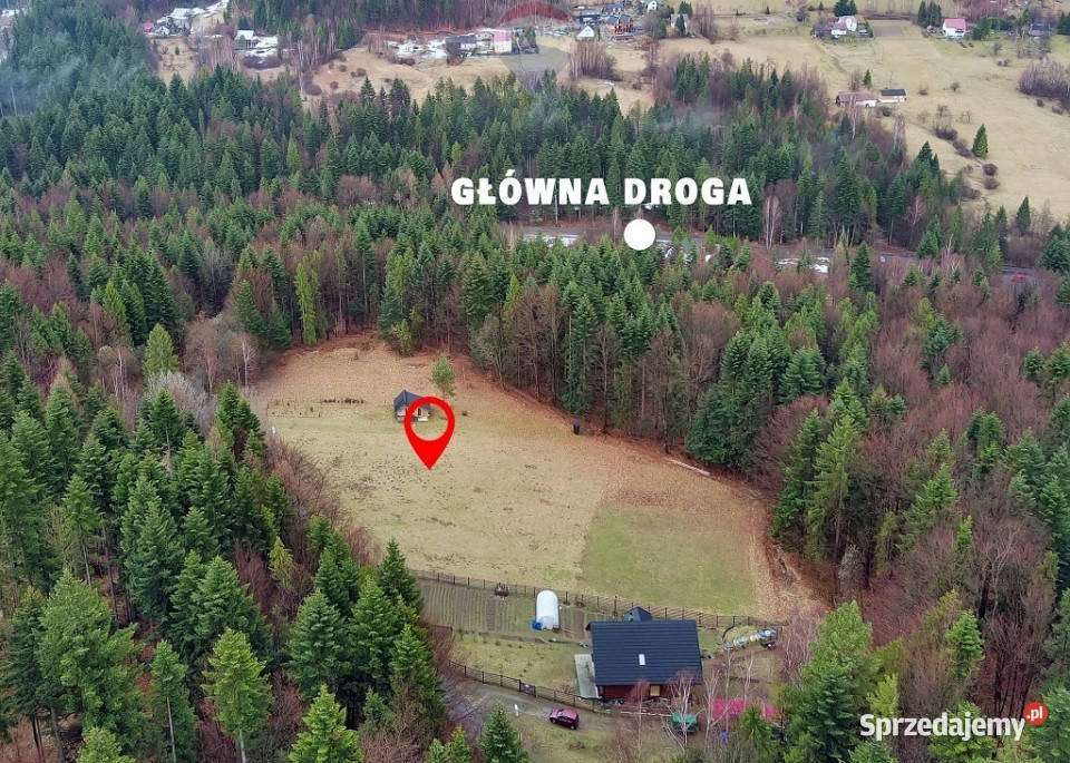 Koszarawa Działka Budowlana Na Sprzedaż sprzedam