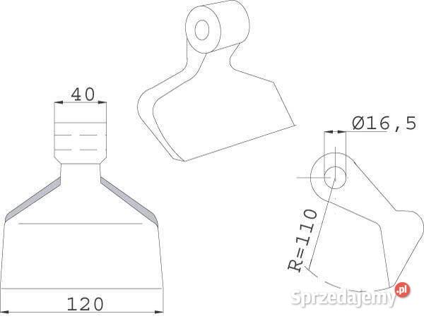 Nóż bijaka Agricom CK0930 sprzedam