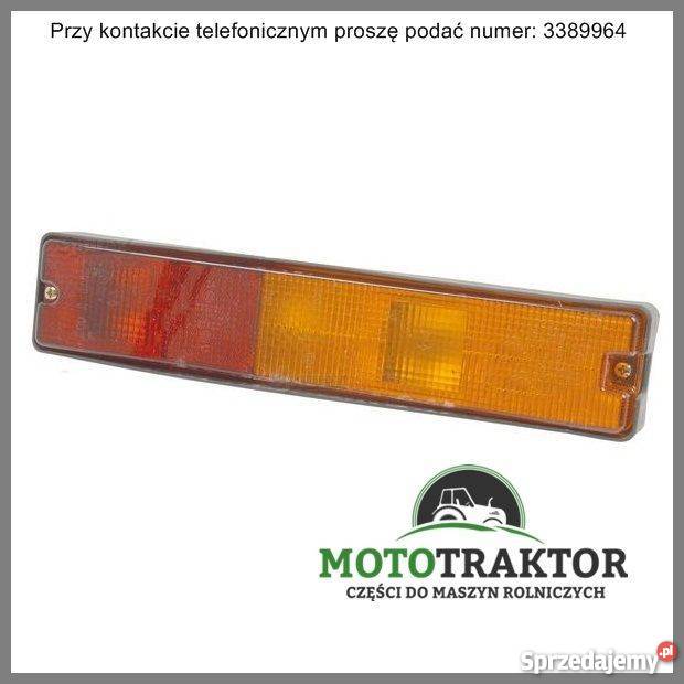 Lampa tylna Massey Ferguson 3060 3080 3090 3120 nieuszkodzony kujawsko-pomorskie Łążynek sprzedam