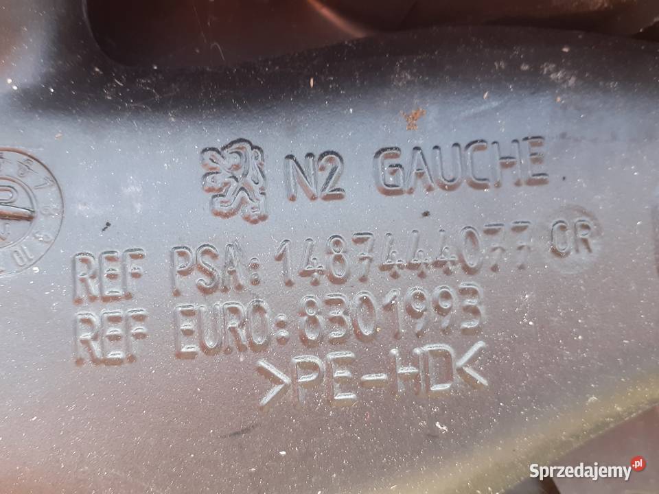 Poszycie oslona Słupków citron c8 807lancia Ostrów Wielkopolski