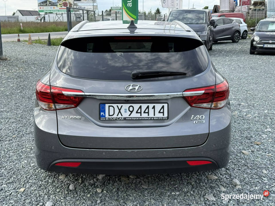Hyundai i40 17 CRDi 141 2016r tempomat skóry lakier metallic dolnośląskie
